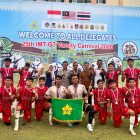 Tim Mini Soccer USK meraih emas di ajang IMT GT 2026 di Universitas Negeri Padang, Rabu (26/8/2026)